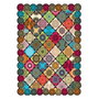 Conceptum Alfombra de Impresión Digital 3D Multicolor 60 x 100 cm